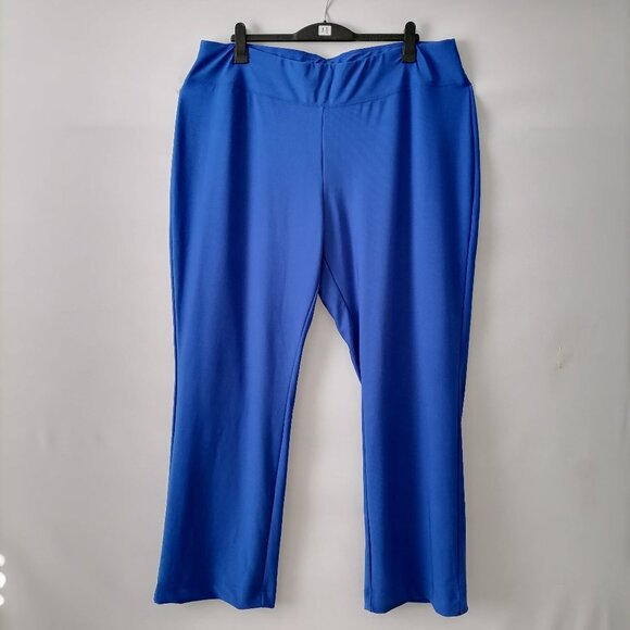 Boston Proper Womens Royal Blue High Rise Elastic Waist Legging Plus Size 3X - Picture 1 of 7